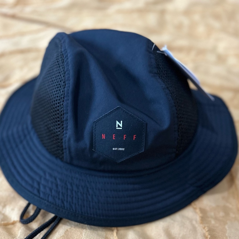 NEFF Light Trip Boonie Bucket Hat Navy Blue NWT